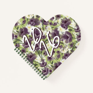 Carnet Purple Poppies "Mellow Garden" Notebook