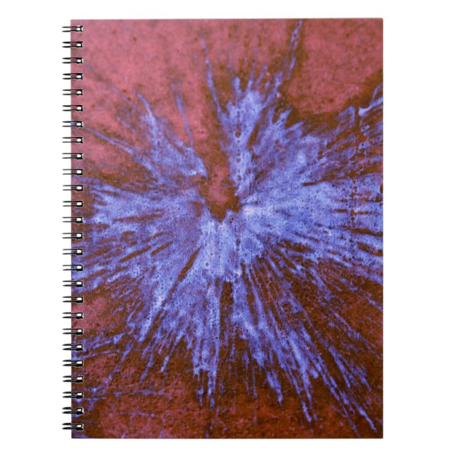Carnet Purple sur Red Painball (Devant)
