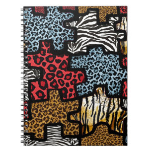 Carnet Puzzle Rockabilly Impression Animale RAB