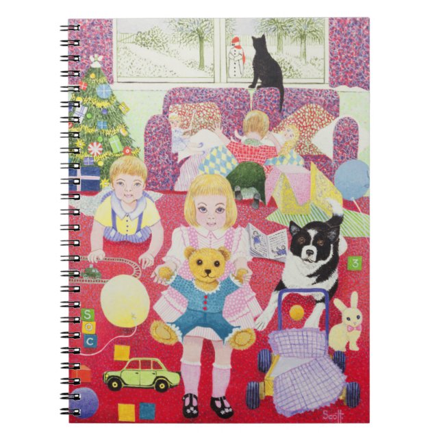 Carnet Pyjamas de Noël du nounours (Devant)