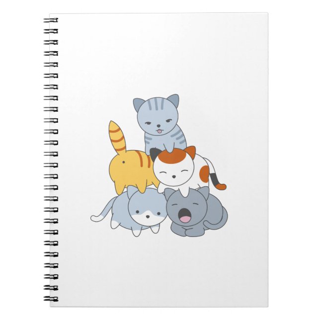 Carnet Pyramide des chats - Groupe de chats (Devant)