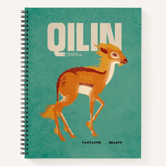 Carnet Qilin Vintage Graphic (Devant)