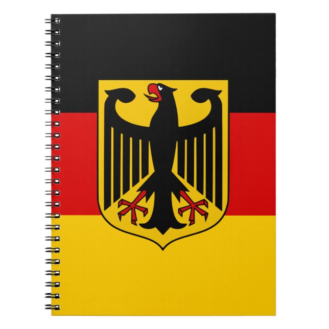 Carnet Qualité du drapeau allemand (Devant)