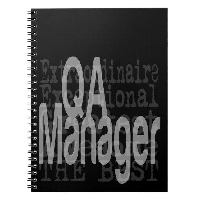 Carnet Quality Assurance Manager Extraordinaire (Devant)