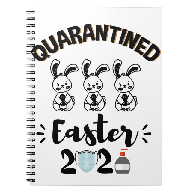 Carnet Quarantaine de Pâques 2021 Joyeuses Pâques 2021 Ch (Devant)