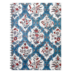 Carnet Quatrefoil coloré bohème floral