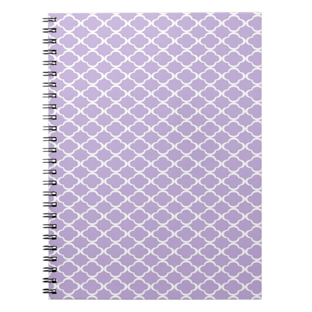 Carnet Quatrefoil pourpre (Devant)