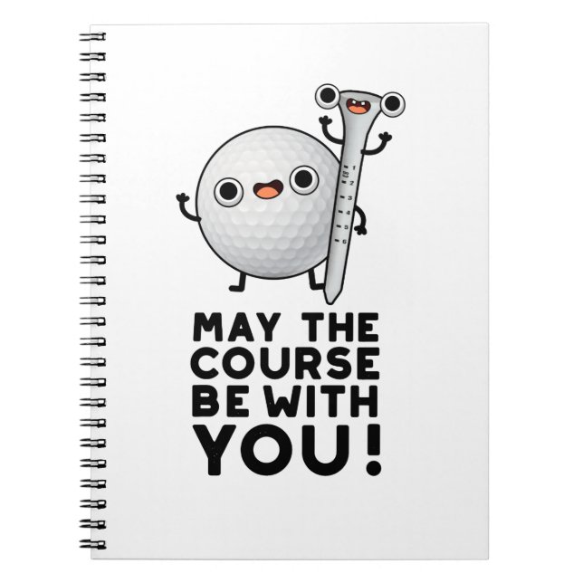 Carnet Que Le Parcours Soit Avec Vous Pun Golfe Drôle (Devant)