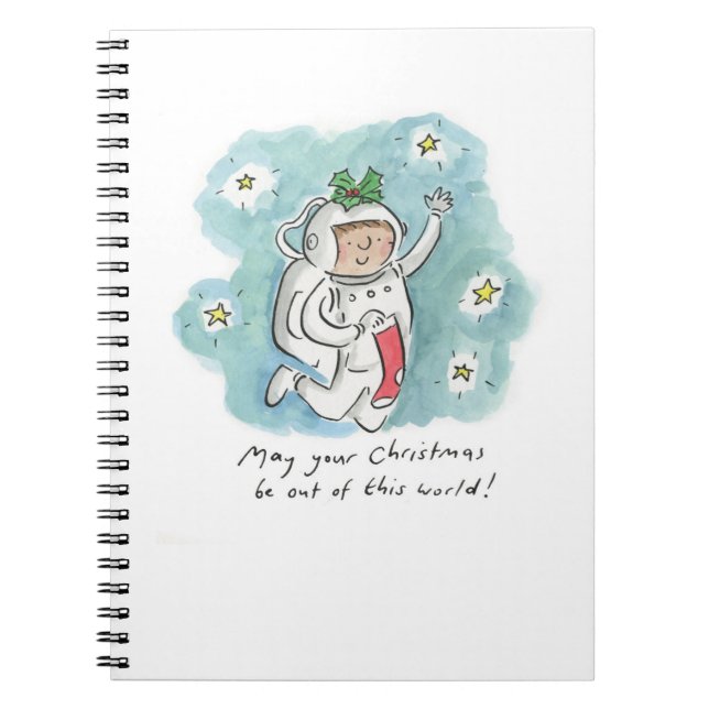 Carnet Que votre Noël soit hors de ce monde (Devant)
