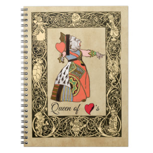 Carnet Queen of Hearts, Alice's Adventures in Wonderland
