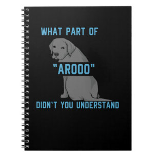Carnet Quelle partie d'AROO n'avez-vous pas compris ?
