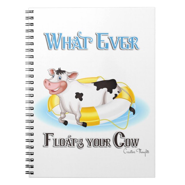 Carnet Quelle que soit la chaudière de votre vache (Devant)