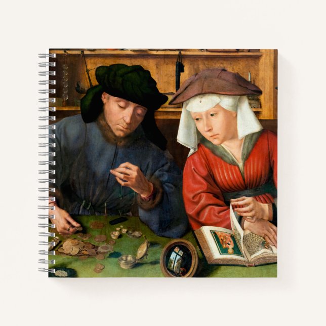 Carnet Quentin Matsys - Le Moneylender et sa femme (Devant)
