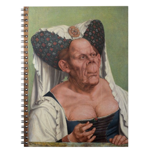 Carnet Quentin Matsys - Une Vieille Femme Grotesque (Devant)