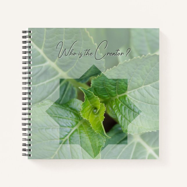 Carnet "Qui est le Créateur?" (Devant)