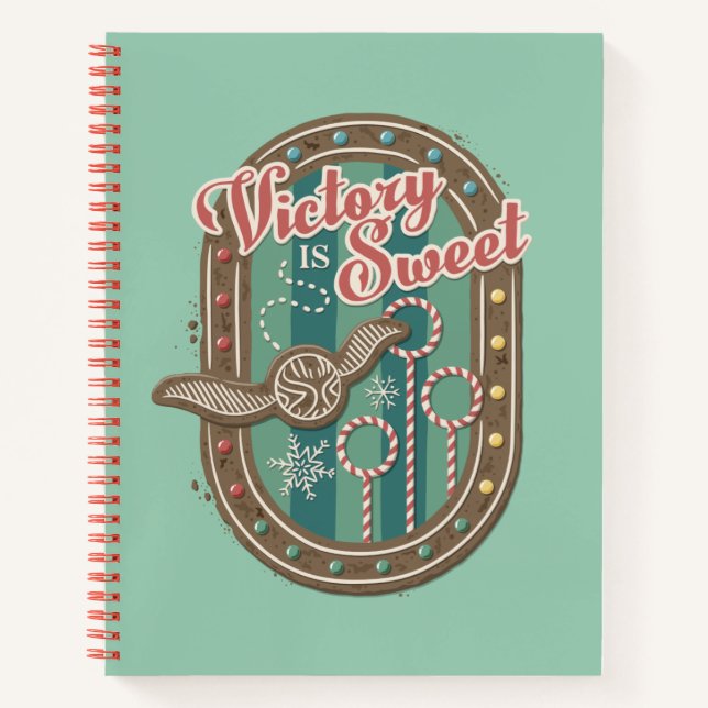 Carnet QUIDDITCH™ La victoire est douce Gâteau de fêtes g (Devant)