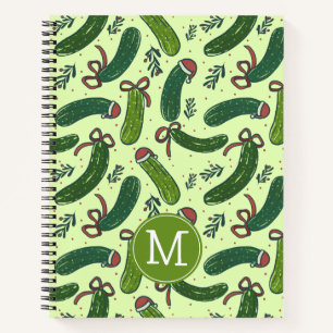 Carnet Quirky Festive Pickles de Noël Motif