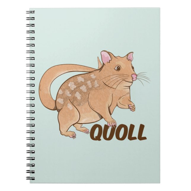 Carnet Quoll Australian Marsupial (Devant)