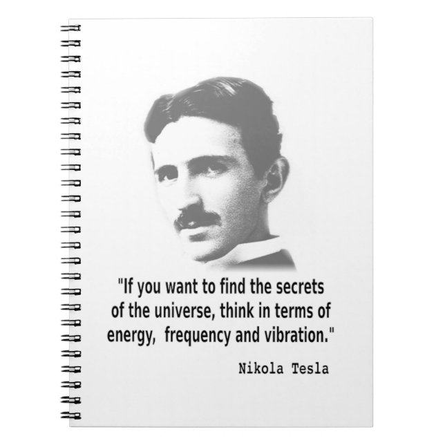 Carnet Quote By Nikola Tesla (Devant)
