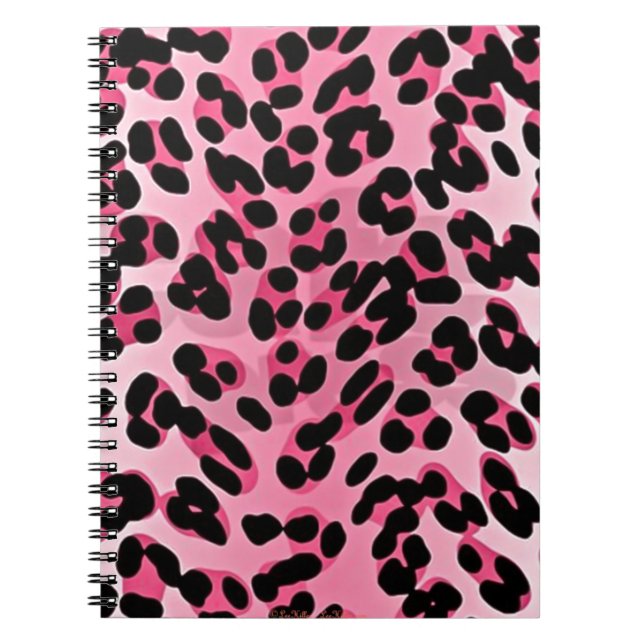 Carnet RAB Rockabilly Pink Cheetah Imprimer (Devant)