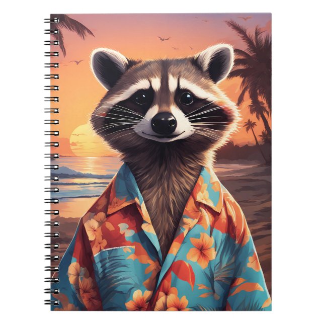 Carnet Raccoon Holiday (Devant)