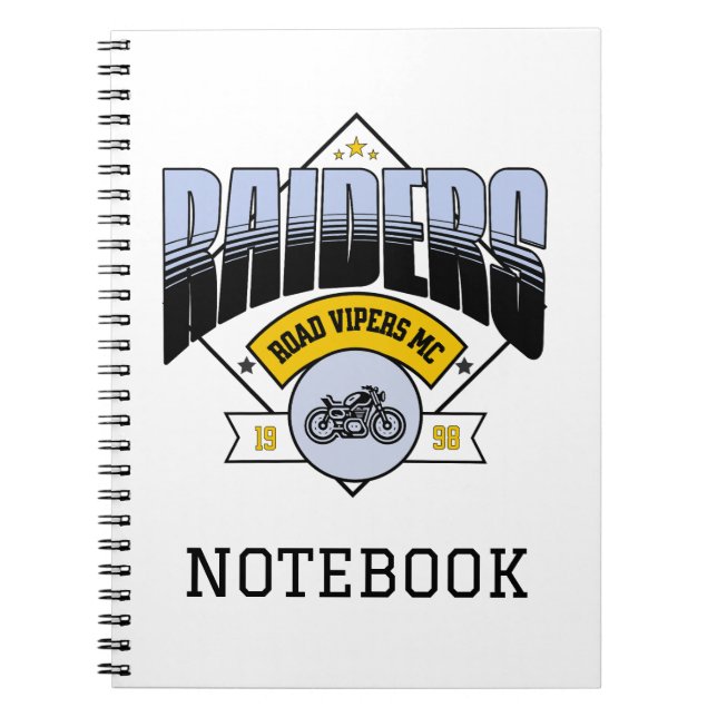 Carnet Raiders Road Vipers MC (Devant)