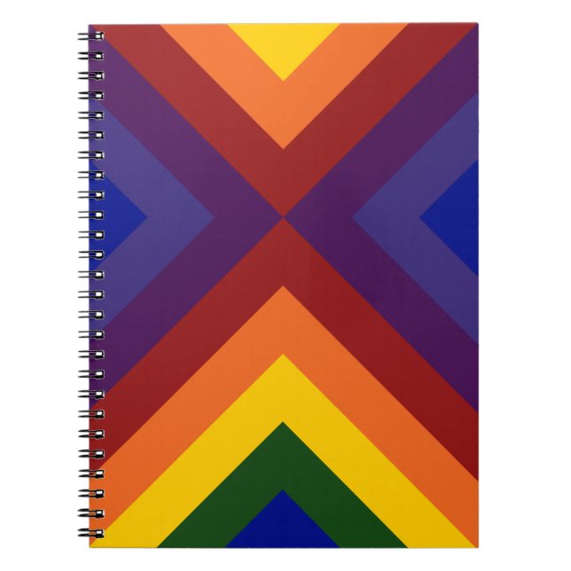 Carnet Rainbow Chevrons (Devant)