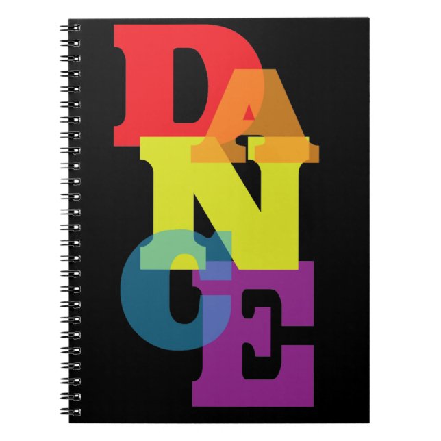 Carnet Rainbow Dance Vertical (Devant)