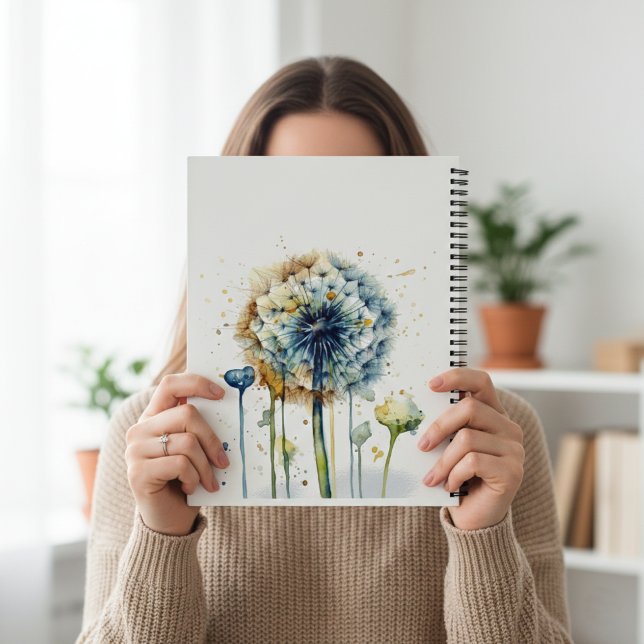 Carnet Rainbow Dandelion, personnalisé (Créateur téléchargé)