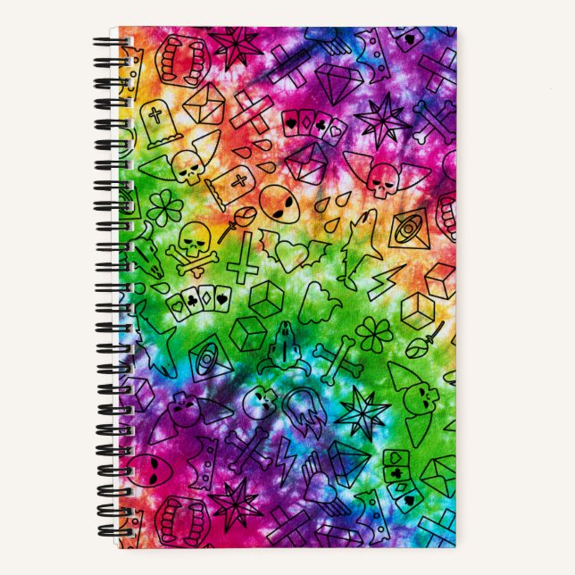 Carnet Rainbow Doodle (Recto)