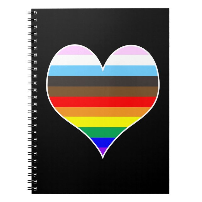 Carnet Rainbow Heart (Devant)