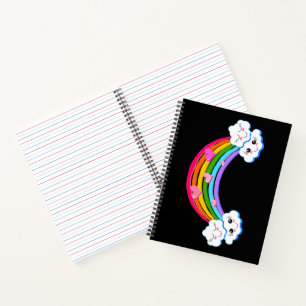 Carnet Rainbow Nuages