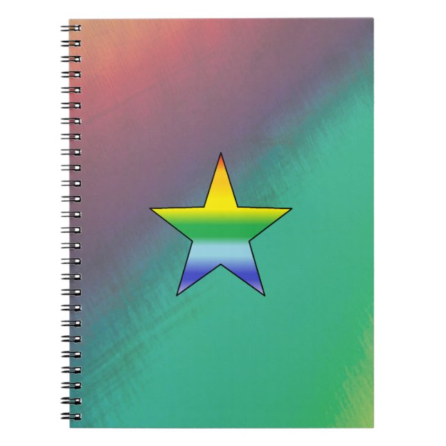 Carnet Rainbow Star (Devant)