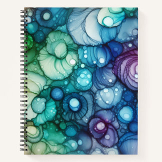 Carnet Raindrops Alcohol Ink Deluxe
