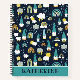 Carnet Rainy Day Gnomes Rainbow Kids