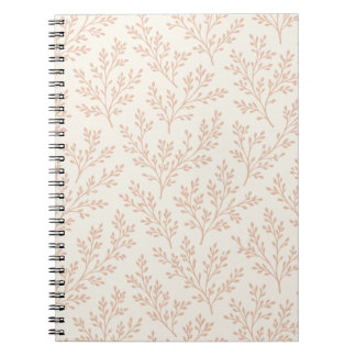 Carnet Rameaux de forêt chaud abricot - Neutre