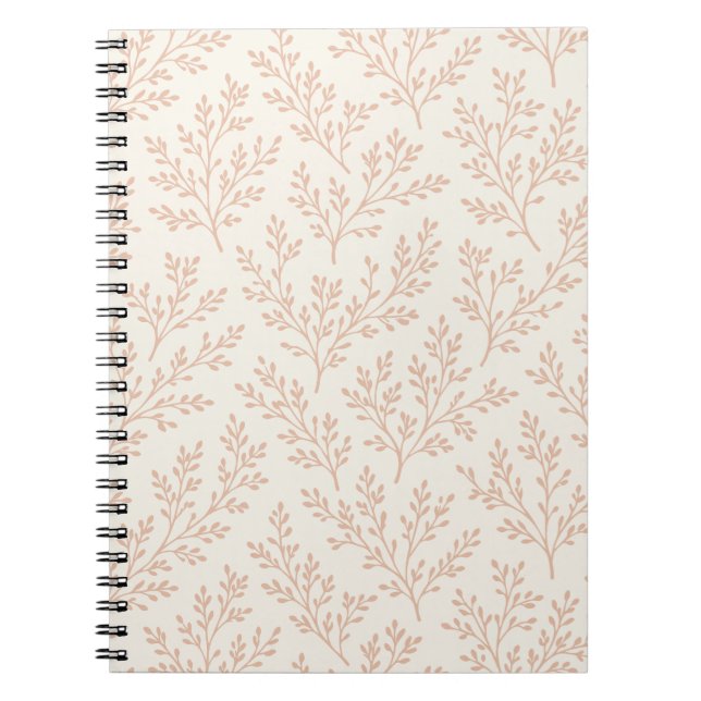 Carnet Rameaux de forêt chaud abricot - Neutre (Devant)