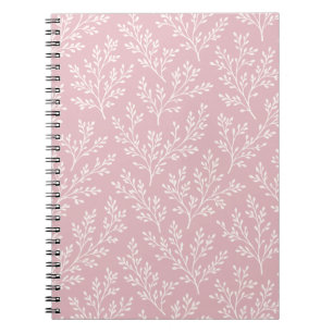 Carnet Rameaux de forêt neutres - Rose apaisé