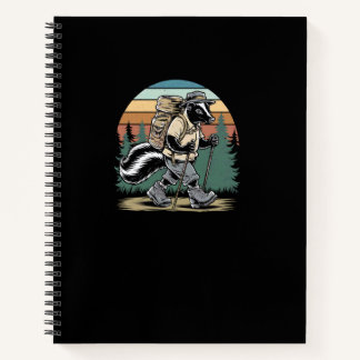 Carnet Randonneur Vintage Skunk Aventure de Randonnée Dr