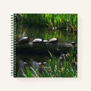 Carnet Rangée de tortues Green Nature Photo