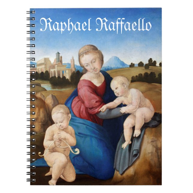 Carnet Raphael Raffaello Madonna et bébé Saint (Devant)