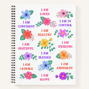 Carnet Rappels quotidiens Affirmation motivationnelle pos