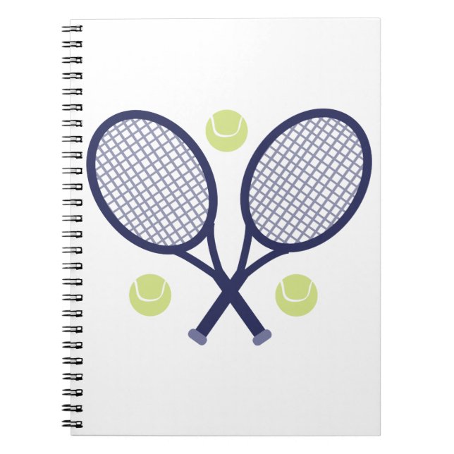 Carnet Raquettes de tennis (Devant)