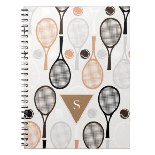 Carnet Raquettes de tennis personnalisées nom d'équipe jo