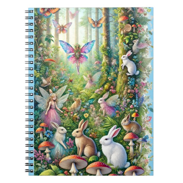 Carnet Rassemblement de Fées en Forêt Enchantée Fantastiq (Devant)