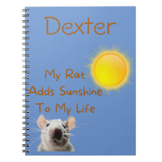 Carnet Rat Lover personnalisé