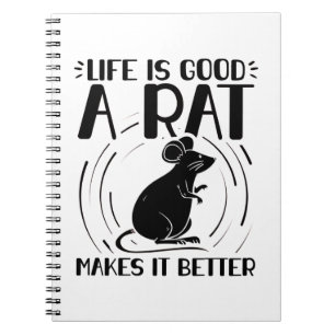 Carnet Rat Rodent Rats Animaux Cadeaux