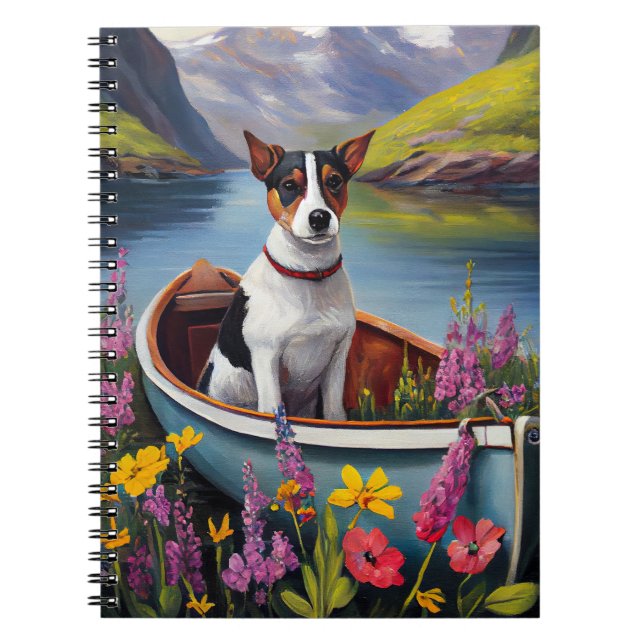 Carnet Rat Terrier sur une pagaie : une aventure Pittores (Devant)