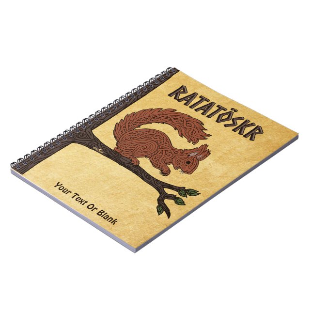 Carnet Ratatöskr, Écureuil Nordique/Viking (Côté gauche)