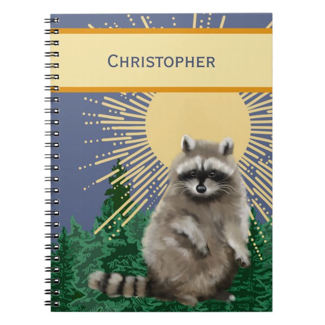 Carnet Raton laveur (Devant)